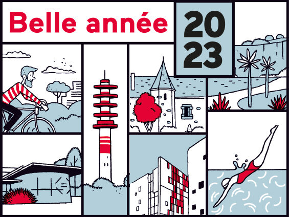Visuel de la carte de vœux sur le thème du film
