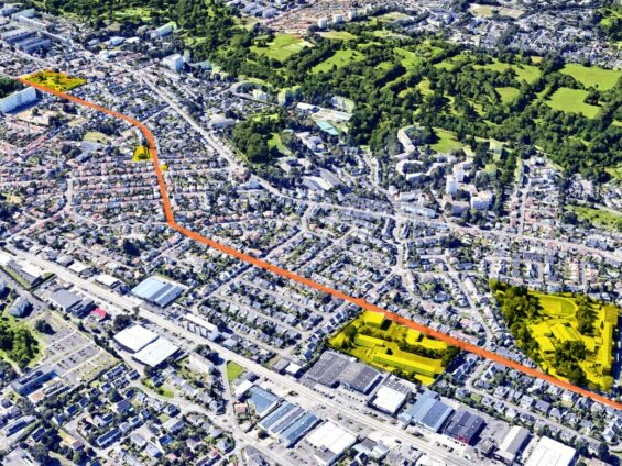 Plan 3D des travaux sur les avenues Cheverny et Grands Bois