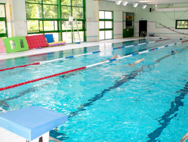 Le bassin de la piscine de la Bourgonnière