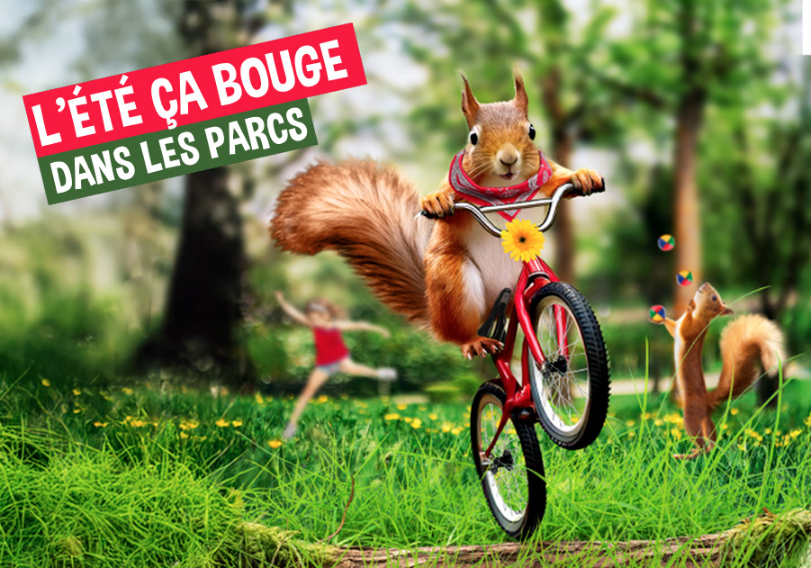 L'été, ça bouge dans les parcs