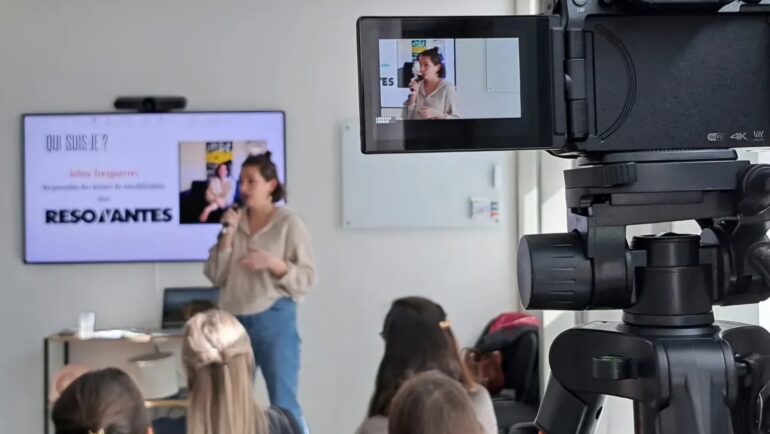 Résonantes, atelier de sensibilisation.
