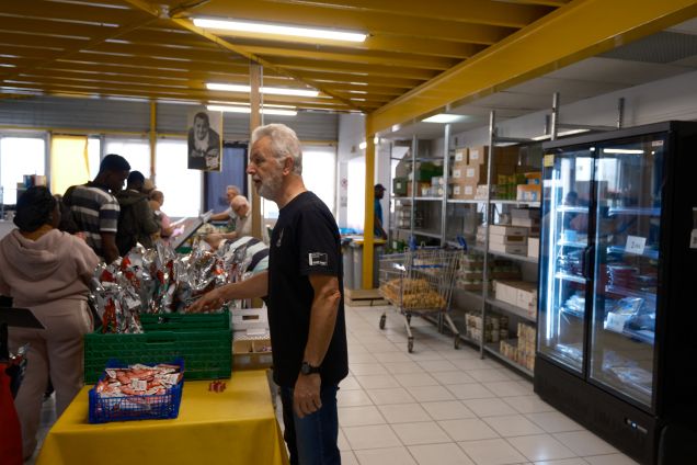 Distribution alimentaire au Restos du cœur Tout l’été